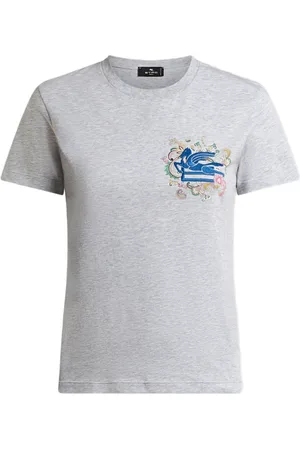 Etro Mujer, Camisetas, Gris, Talla: M