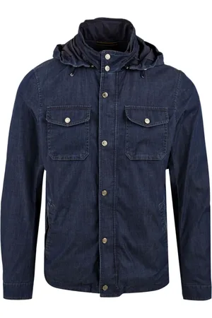 MOORER Hombre, Chaquetas, Azul, Talla: XL