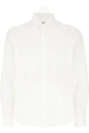 CRUNA Hombre, Camisas, Blanco, Talla: L