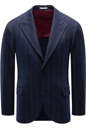Brunello Cucinelli Hombre, Chaquetas, Azul, Talla: S