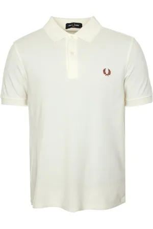 Fred Perry Hombre, Camisetas, Blanco, Talla: M