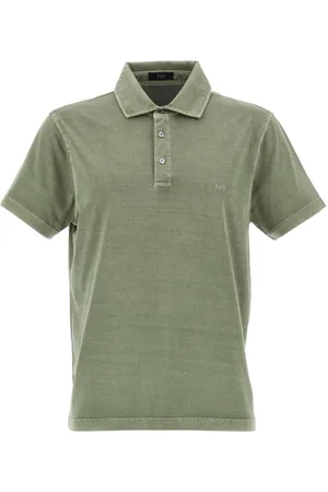 FAY Hombre, Camisetas, Verde, Talla: 2XL