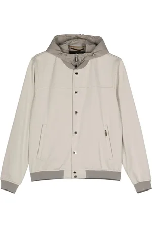 MOORER Hombre, Chaquetas, Blanco, Talla: XL