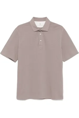 Brunello Cucinelli Hombre, Camisetas, Gris, Talla: S