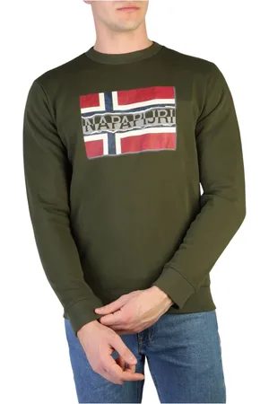 Napapijri Hombre, Sudaderas, Verde, Talla: S