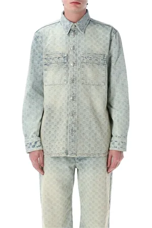 MISBHV Hombre, Camisas, Azul, Talla: M