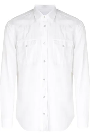 Dondup Hombre, Camisas, Blanco, Talla: S
