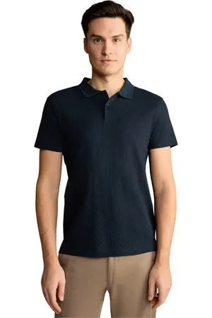 JOOP! Hombre, Camisetas, Azul, Talla: L