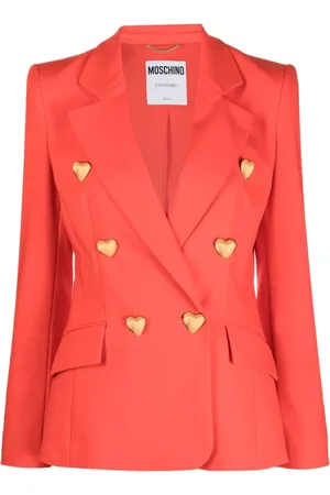 Moschino Mujer, Chaquetas, Rojo, Talla: S