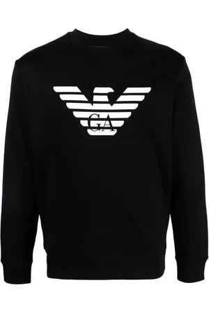 Emporio Armani Hombre, Sudaderas, Negro, Talla: 3XL