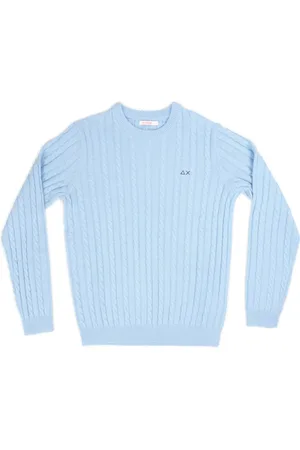 sun68 Hombre, Jerseys, Azul, Talla: L