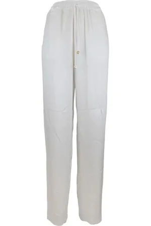 Elisabetta Franchi Mujer, Pantalones, Blanco, Talla: M