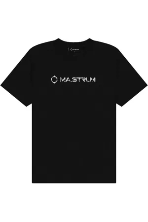 MA.STRUM Hombre, Camisetas, Negro, Talla: XL
