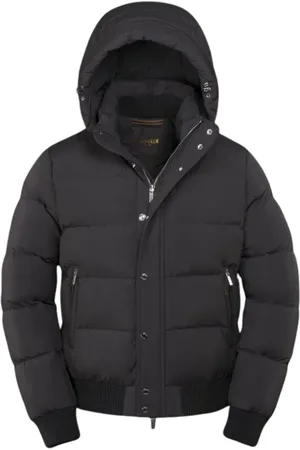 MOORER Hombre, Chaquetas, Negro, Talla: L