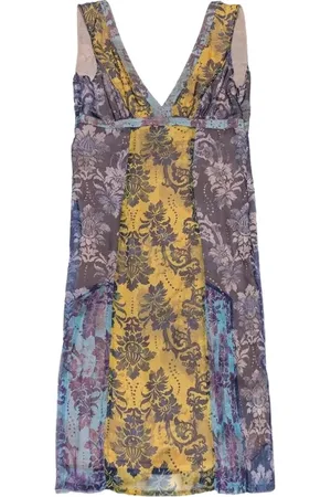 VERSACE Mujer, Vestidos, Amarillo, Talla: S