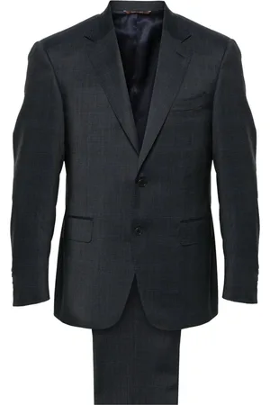 CANALI Hombre, Abrigos, Azul, Talla: L