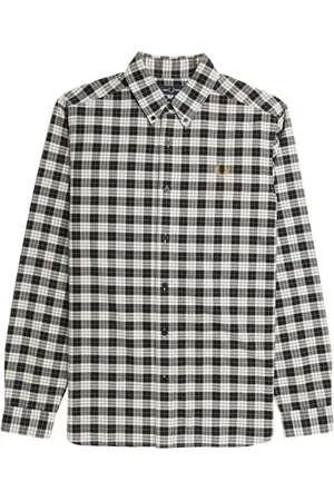 Fred Perry Hombre, Camisas, Negro, Talla: S