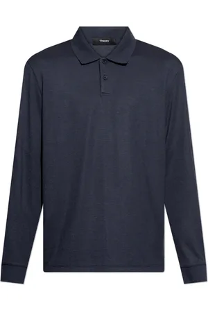 THEORY Hombre, Camisetas, Azul, Talla: S