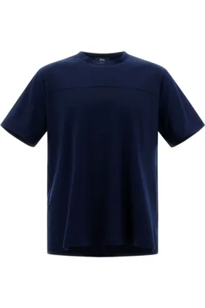 HERNO Hombre, Camisetas, Azul, Talla: XL