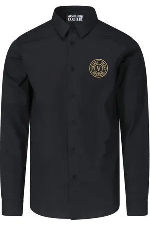 VERSACE Hombre, Camisas, Negro, Talla: M