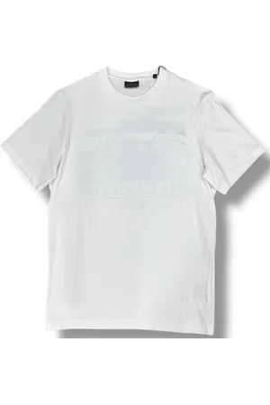 Paul & Shark Hombre, Camisetas, Blanco, Talla: S