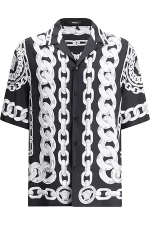 VERSACE Hombre, Camisas, Negro, Talla: M