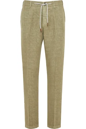 ELEVENTY Hombre, Pantalones, Verde, Talla: W36