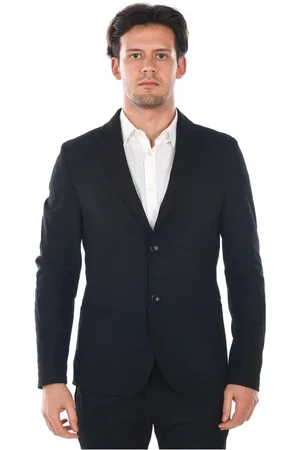 D.A. Daniele Alessandrini Hombre, Chaquetas, Negro, Talla: L