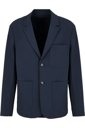 Emporio Armani Hombre, Chaquetas, Azul, Talla: S