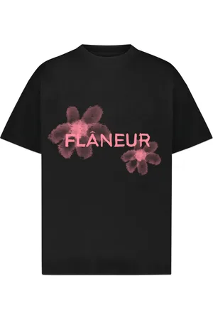 FLÂNEUR Hombre, Camisetas, Negro, Talla: M