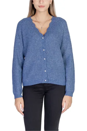 VILA Mujer, Jerseys, Azul, Talla: L