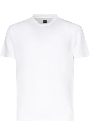 FEDELI Hombre, Camisetas, Blanco, Talla: 3XL