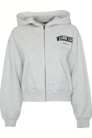 Sporty & Rich Mujer, Sudaderas, Gris, Talla: L