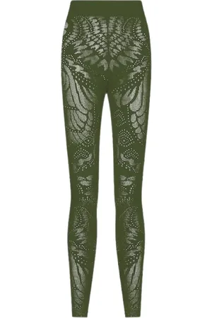 Mes Demoiselles Mujer, Pantalones, Verde, Talla: S