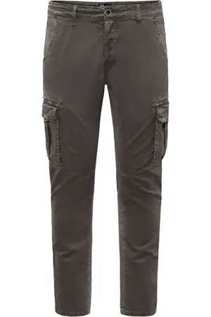 Bomboogie Hombre, Pantalones, Gris, Talla: W32