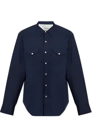 OFFICINE GENERALE Hombre, Camisas, Azul, Talla: L