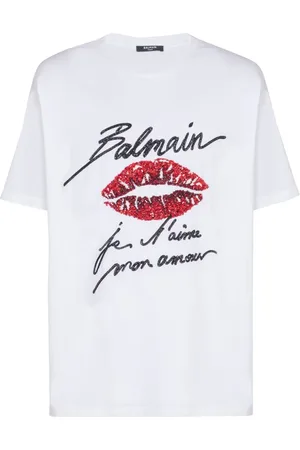 Balmain Hombre, Camisetas, Blanco, Talla: S