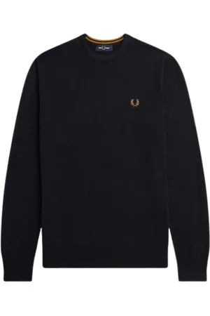 Fred Perry Hombre, Jerseys, Azul, Talla: S