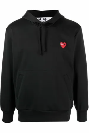 Comme des Garçons Hombre, Sudaderas, Negro, Talla: XL