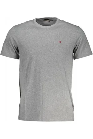 Napapijri Hombre, Camisetas, Gris, Talla: XL