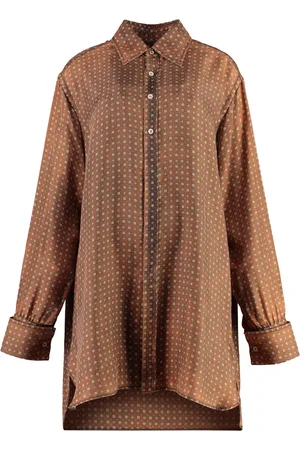 Maison Margiela Mujer, Blusas y Camisas, Marrón, Talla: S