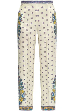 Etro Mujer, Pantalones, Blanco, Talla: 2XL