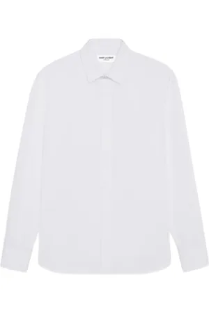 Saint Laurent Hombre, Camisas, Blanco, Talla: M
