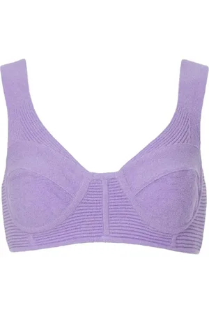 Hervé Léger Mujer, Camisetas, Púrpura, Talla: M