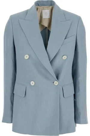 ELEVENTY Mujer, Chaquetas, Azul, Talla: M