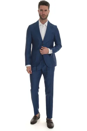 PAOLONI Hombre, Trajes, Azul, Talla: XL