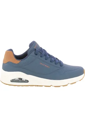 Skechers Hombre, Zapatos, Azul, Talla: 41 EU