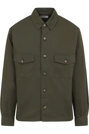 Saint Laurent Hombre, Camisas, Verde, Talla: M