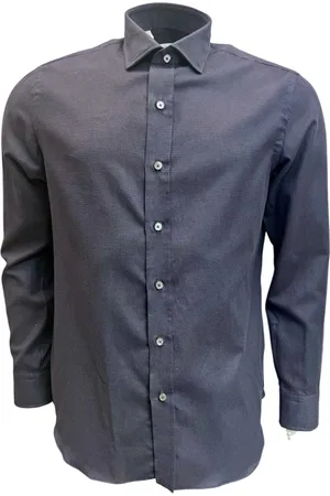 SALVATORE PICCOLO Hombre, Camisas, Azul, Talla: M