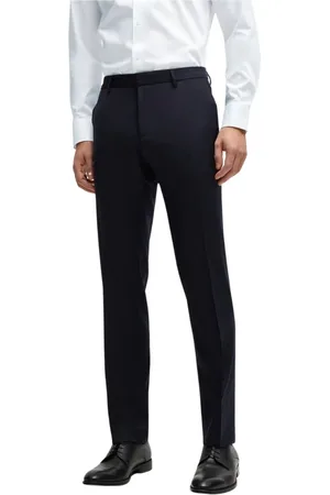 HUGO BOSS Hombre, Pantalones, Azul, Talla: L